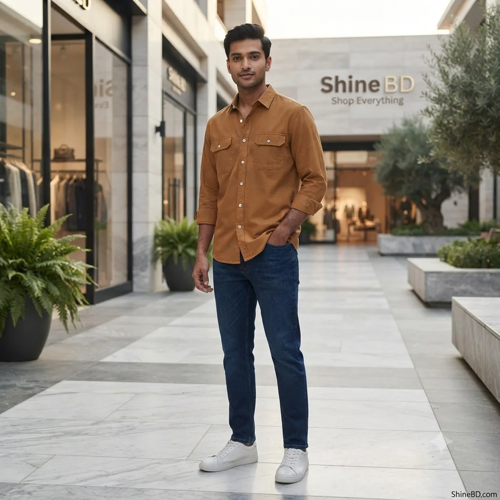 Full sleeves double pocket Shirt