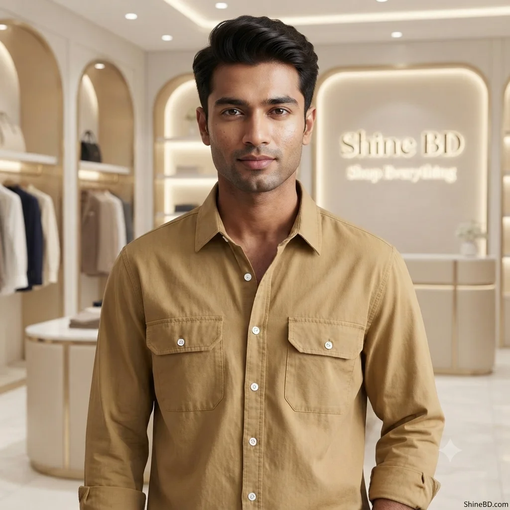 Full sleeves double pocket Shirt