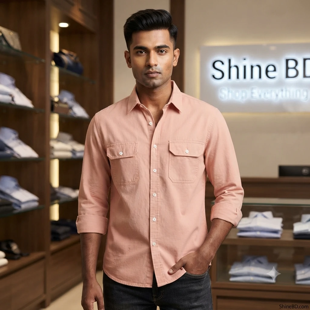 Full sleeves double pocket Shirt