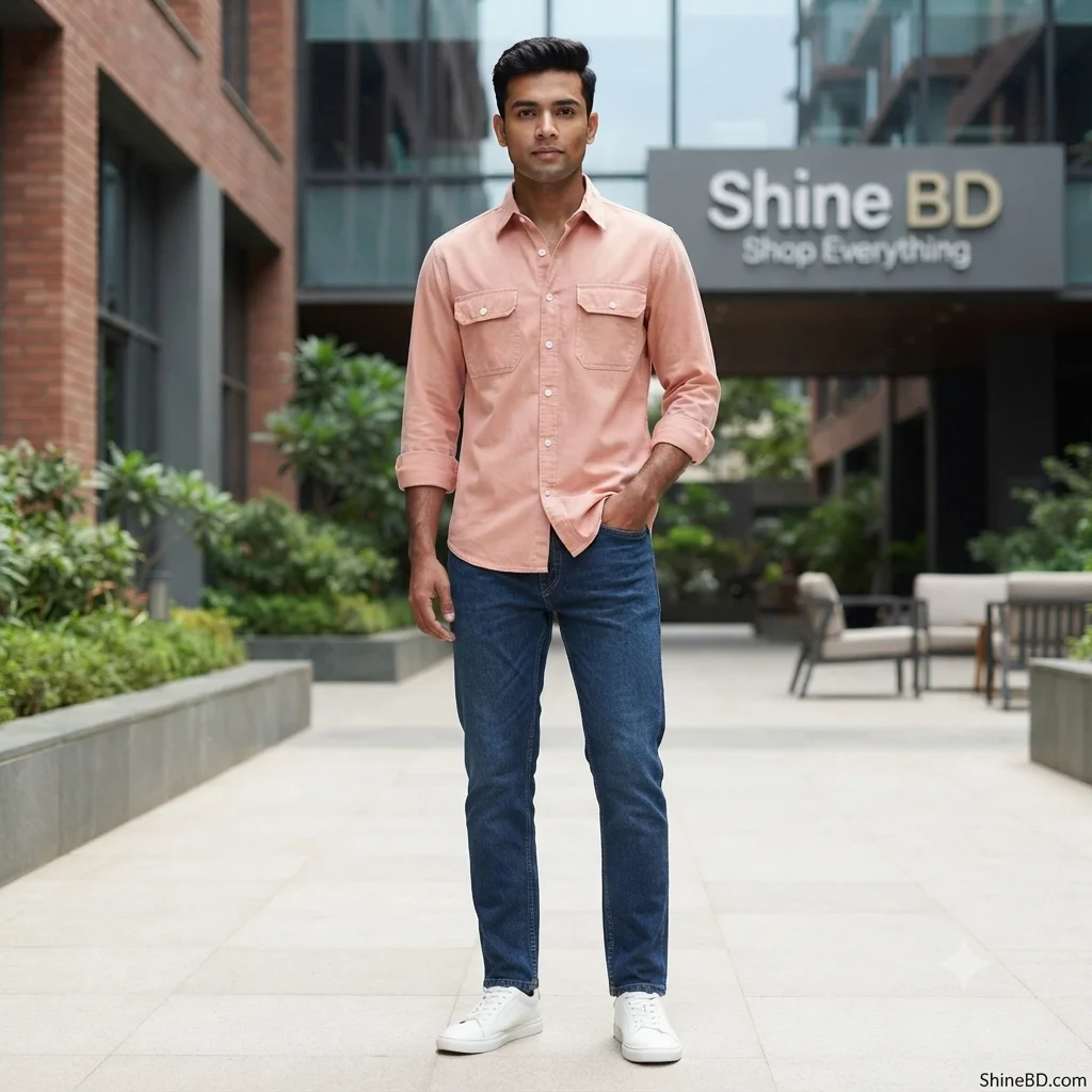 Full sleeves double pocket Shirt