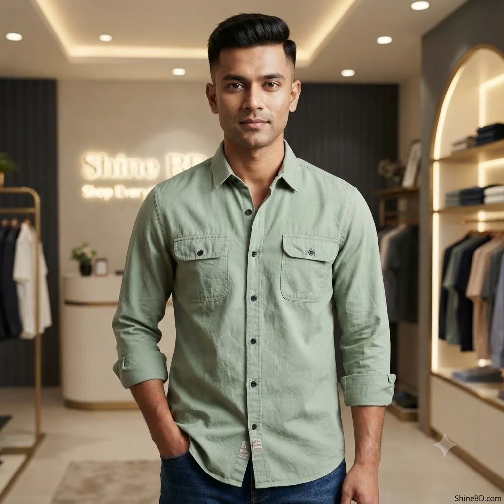 High Thickness Double Pocket Shirt..