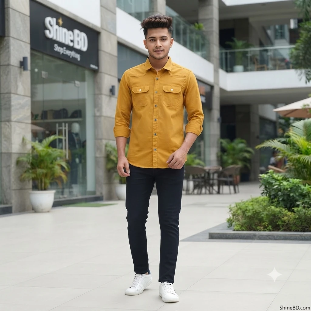 Double Pocket shirt for men( katali)