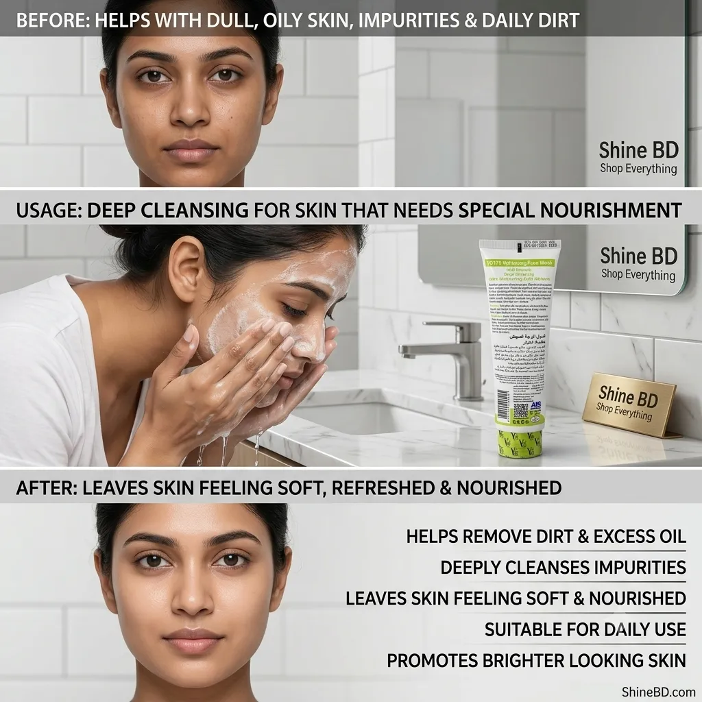 YC Whitening Face Wash with Cucumber Extract