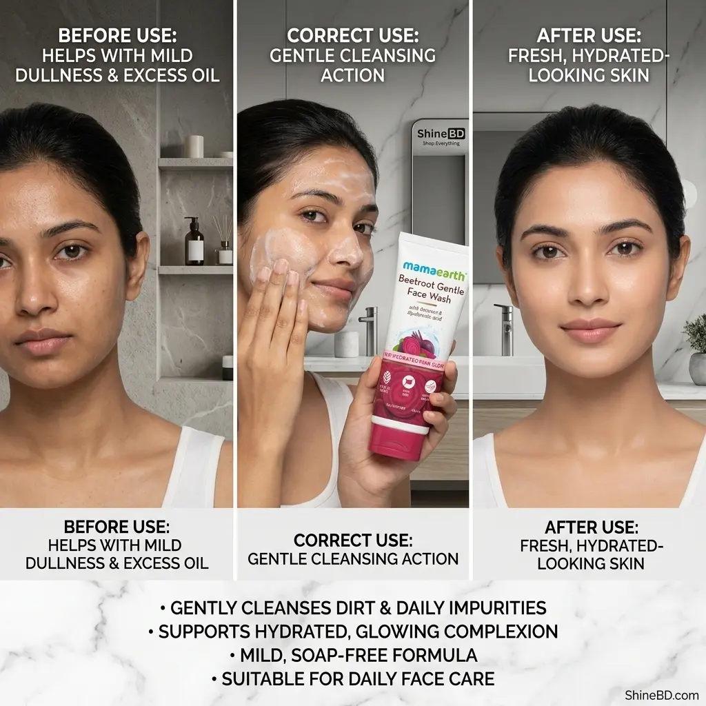 mamaearth Beetroot Gentle Face Wash