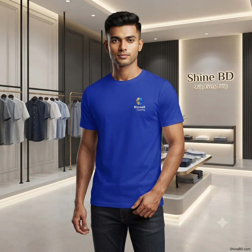Stylish Half Sleeve Sports T-shirt