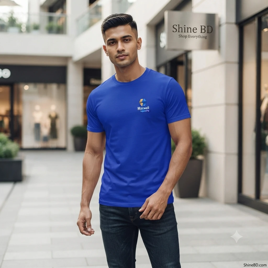 Stylish Half Sleeve Sports T-shirt
