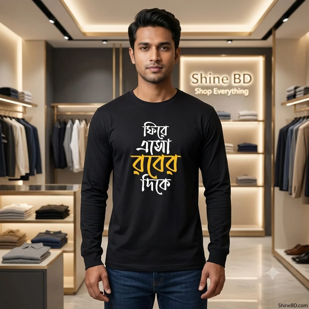 Islamic calligraphy Full Sleeve T-Shirt for men