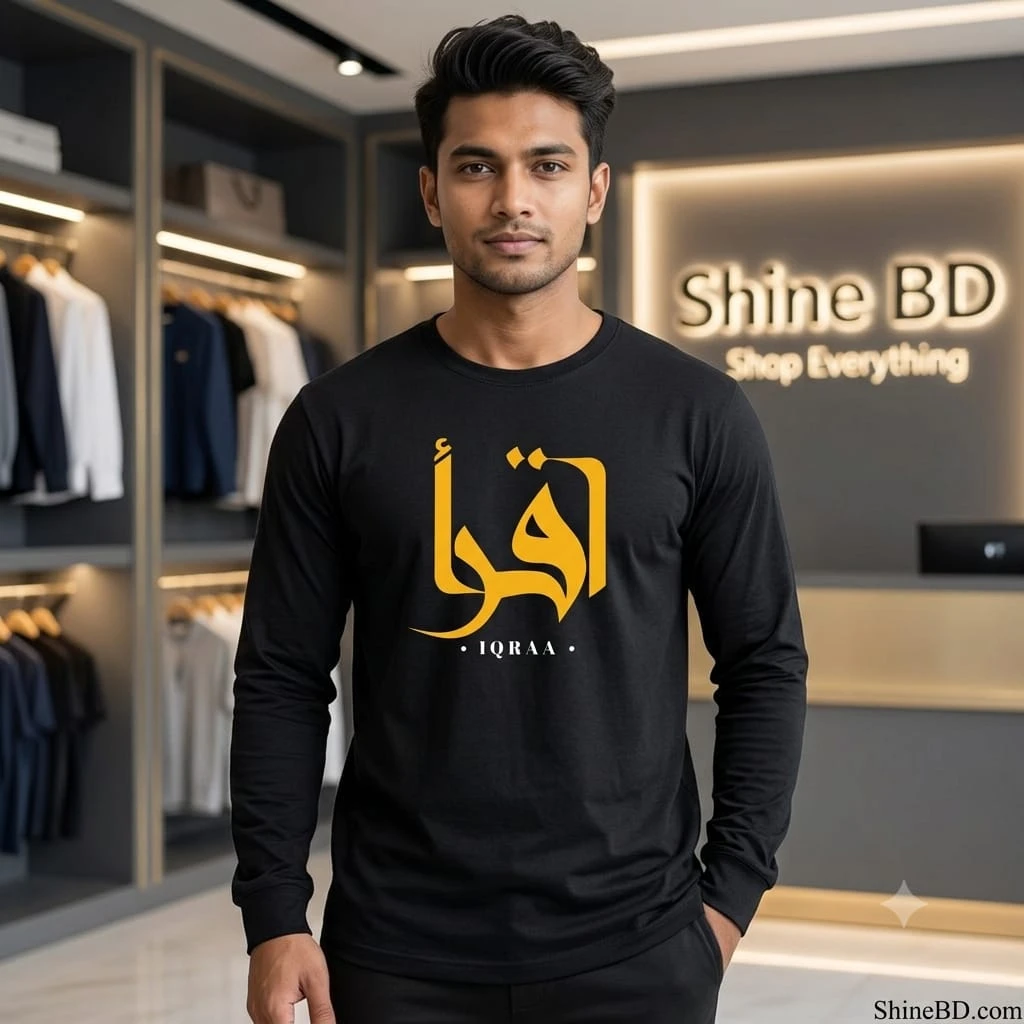 Islamic calligraphy Full Sleeve T-Shirt for men