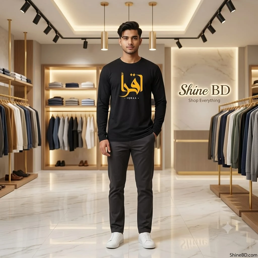 Islamic calligraphy Full Sleeve T-Shirt for men