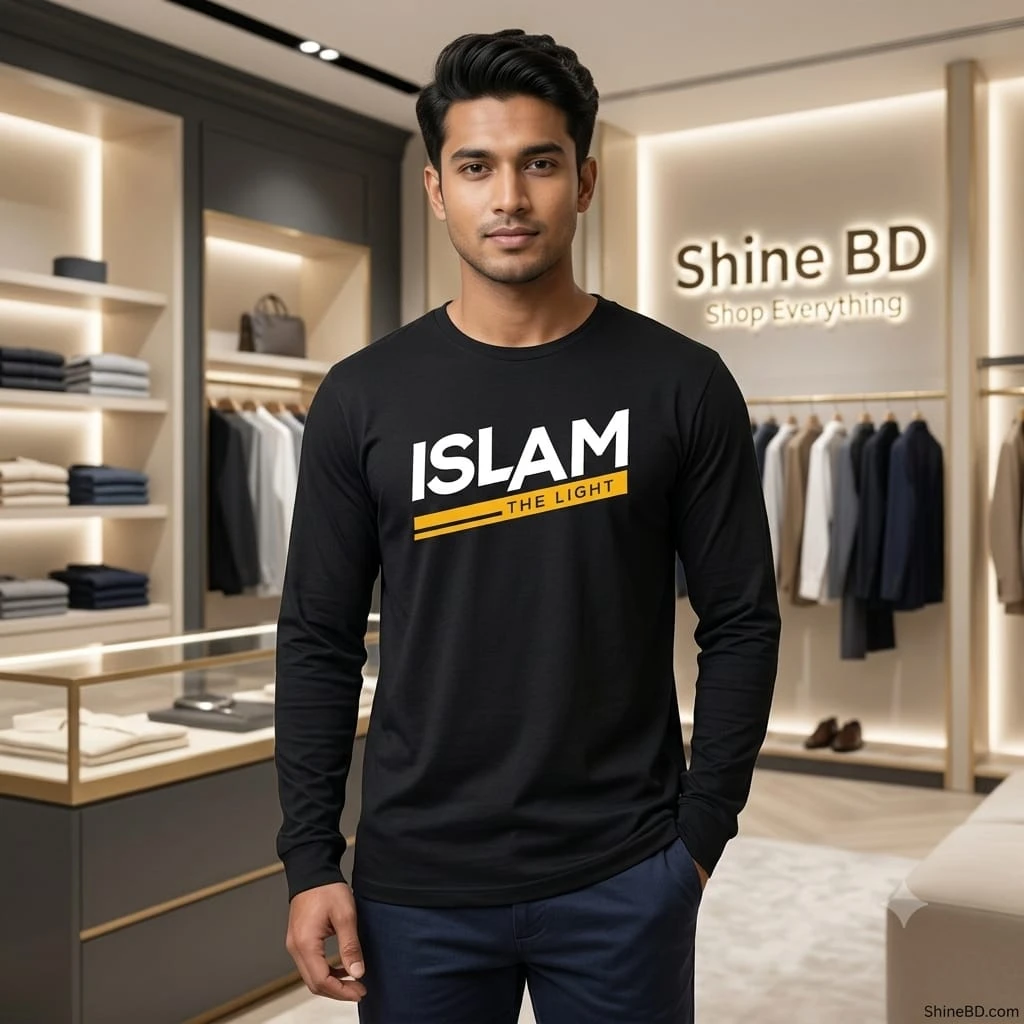 Islamic calligraphy Full Sleeve T-Shirt for men