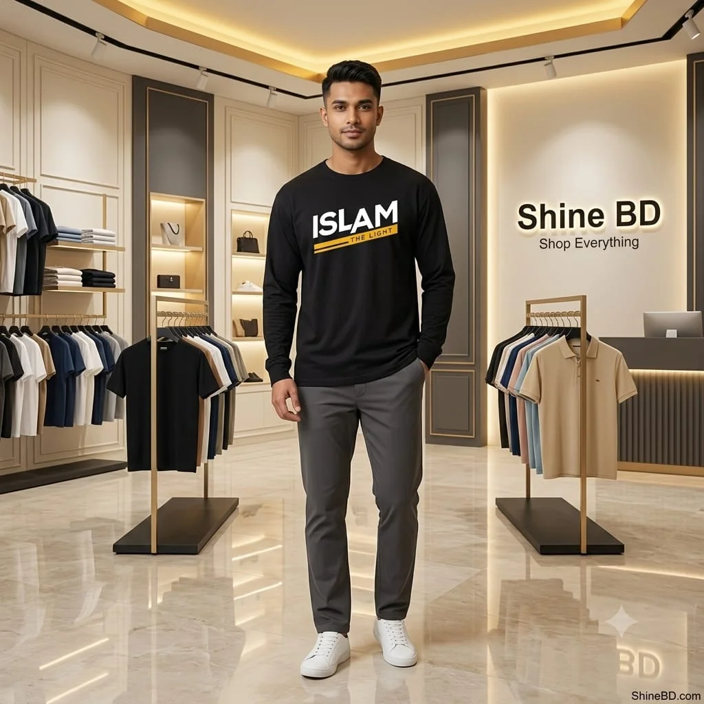 Islamic calligraphy Full Sleeve T-Shirt for men