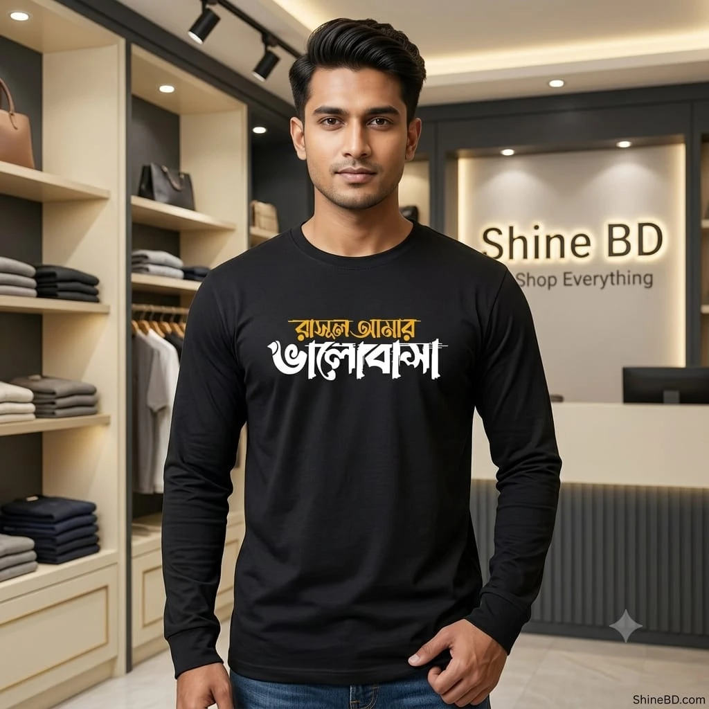 Islamic calligraphy Full Sleeve T-Shirt for men
