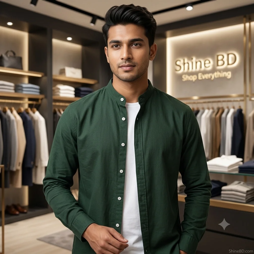 Premium Stylish Ban Colour Shirt