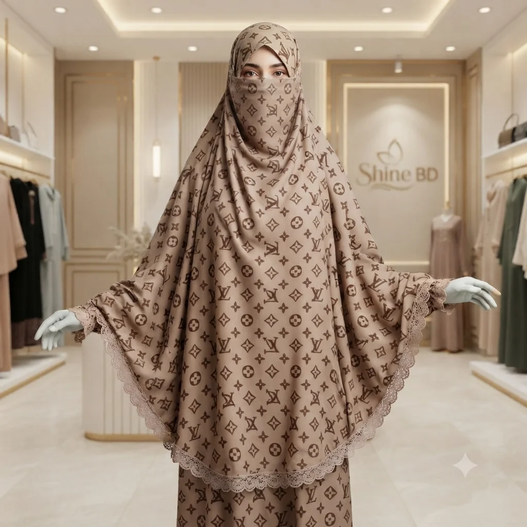 Elegant Palazzo long Khimar Set