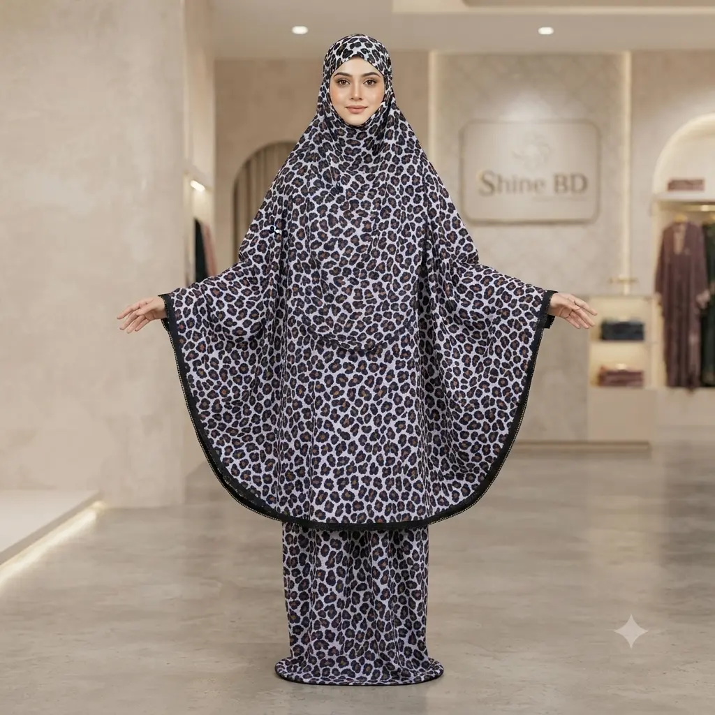 Elegant Palazzo long Khimar Set