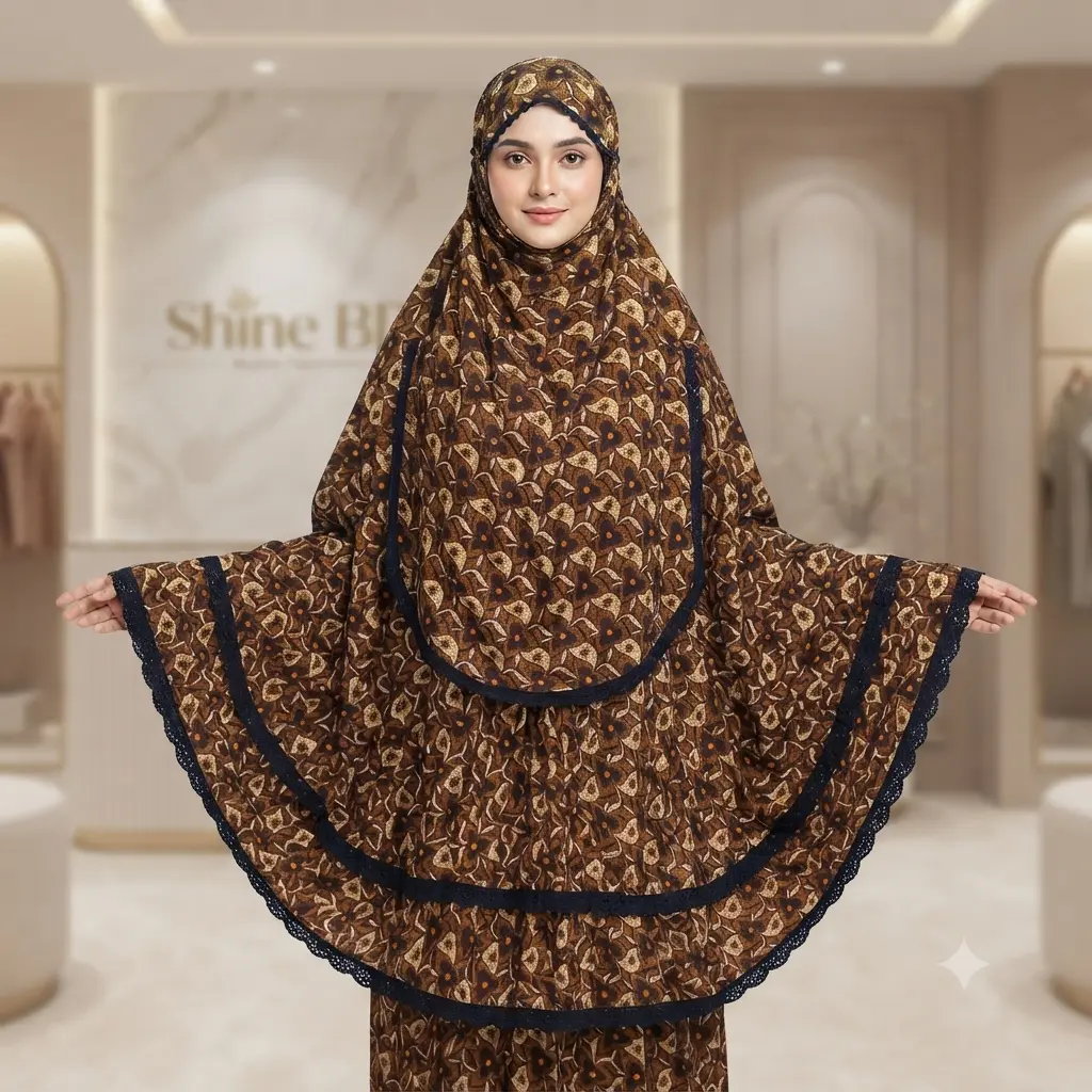 Elegant Palazzo long Khimar Set