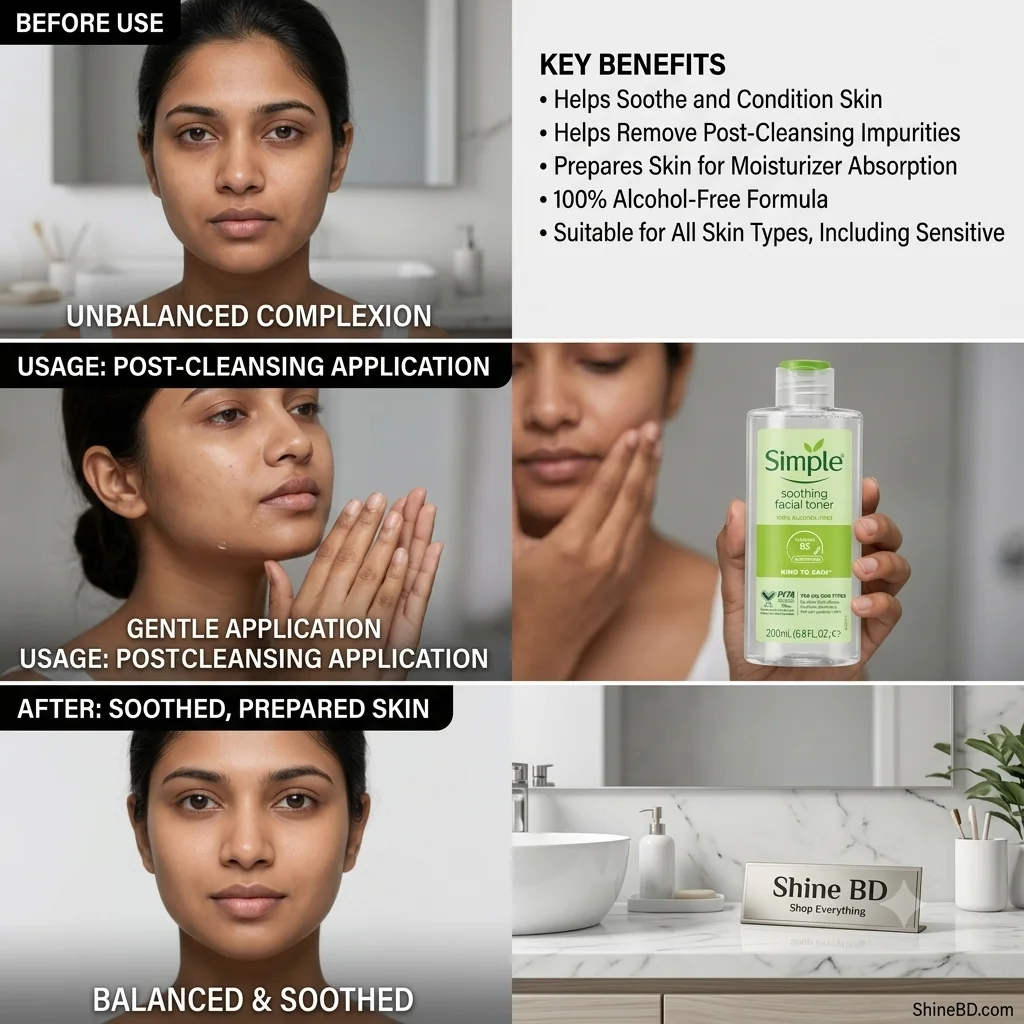 Simple Kind to Skin Soothing Facial Toner.