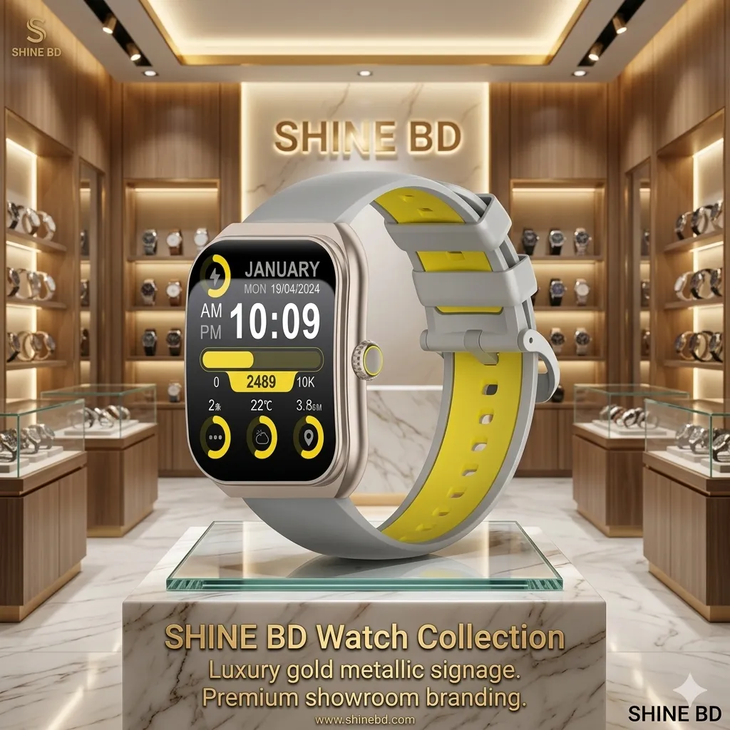 Colmi P86 BT Calling Smartwatch – Gold