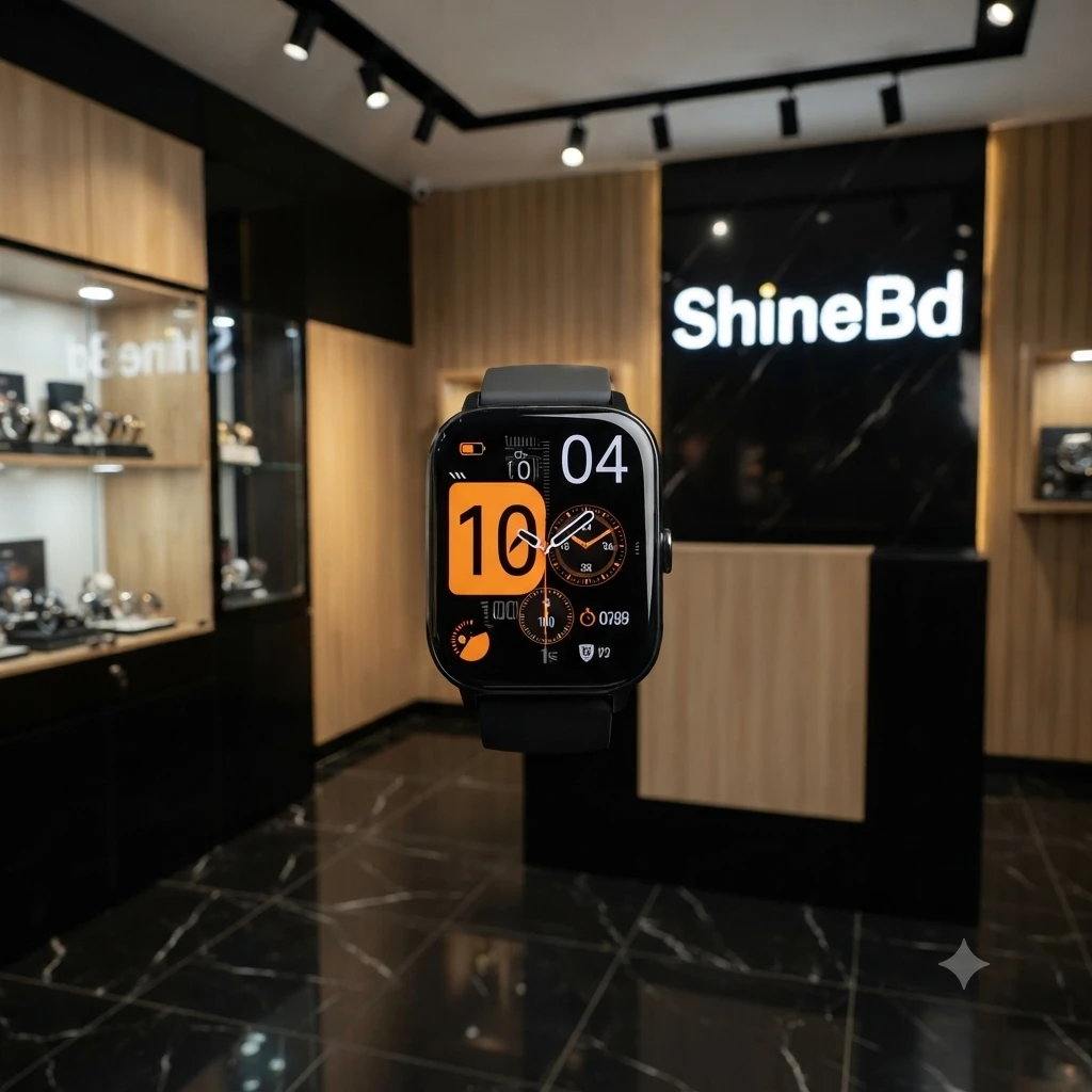 Colmi P86 BT Calling Smartwatch – Black