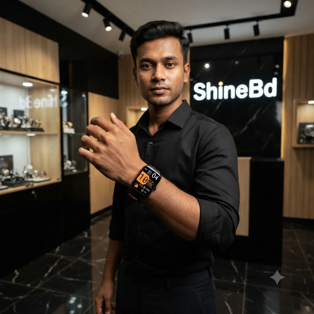 Colmi P86 BT Calling Smartwatch – Black