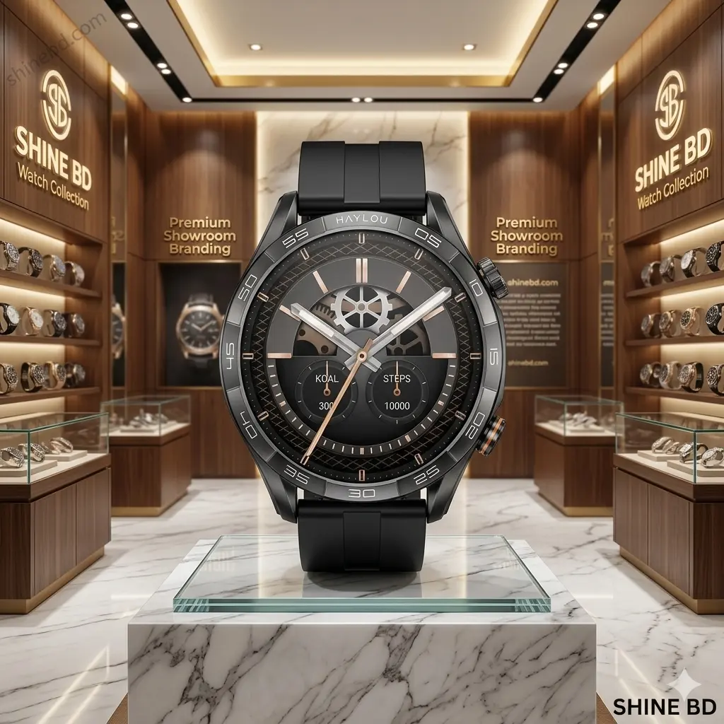 Haylou Solar 5 BT Calling Smart watch – Black