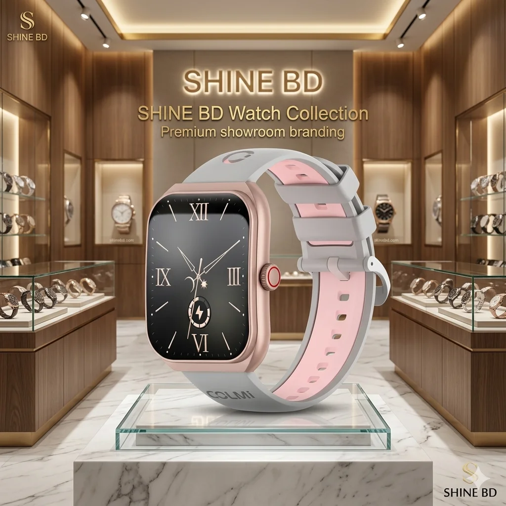 Colmi P86 BT Calling Smartwatch – Pink