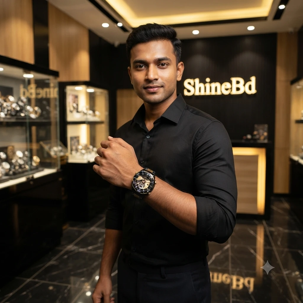Remax Watch 17 Bluetooth calling Smartwatch -(Black/Gold)