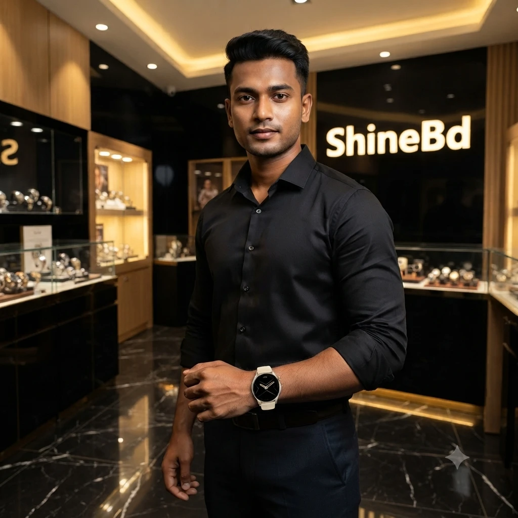 Colmi  V73 Bluetooth Calling Smart Watch- Gold Color