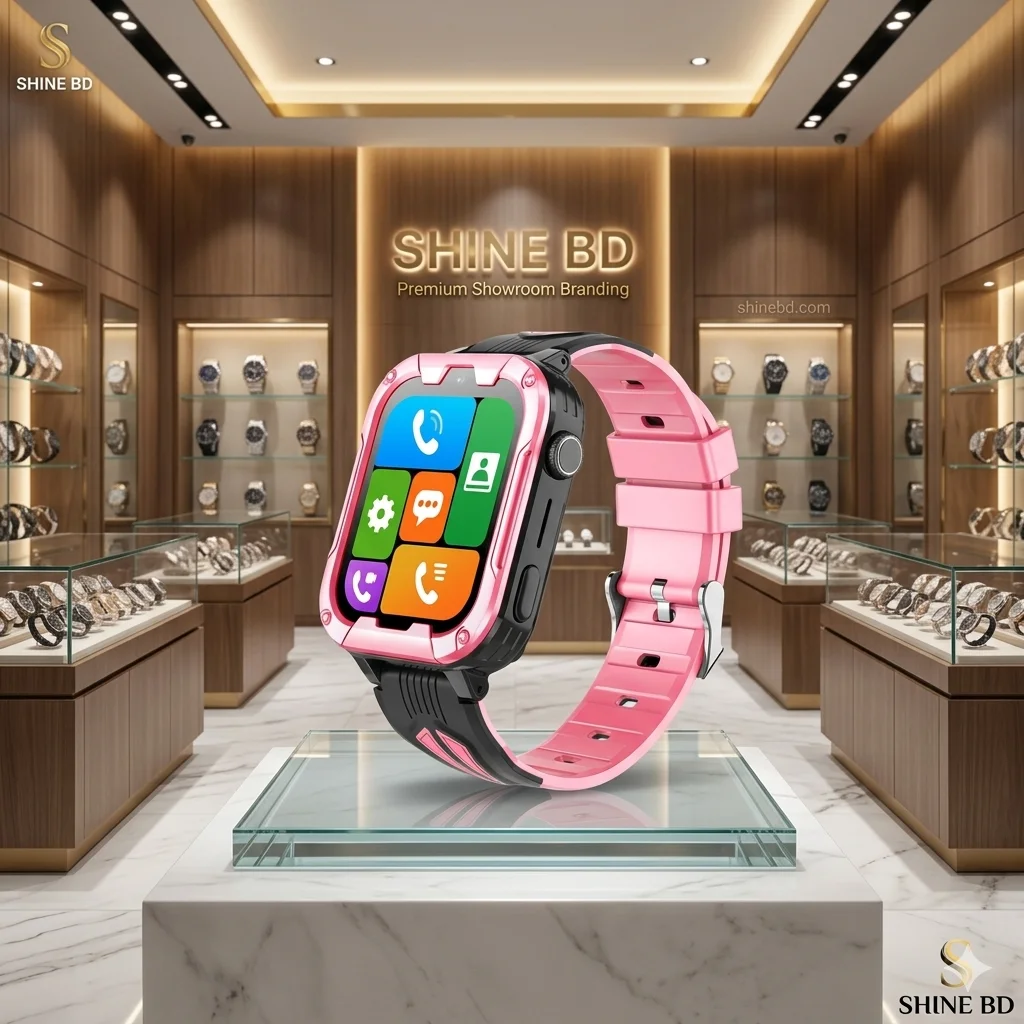 YES Kids Magic Smartwatch with 4G GPS Video Calling , Waterproof Design for Children – Pink