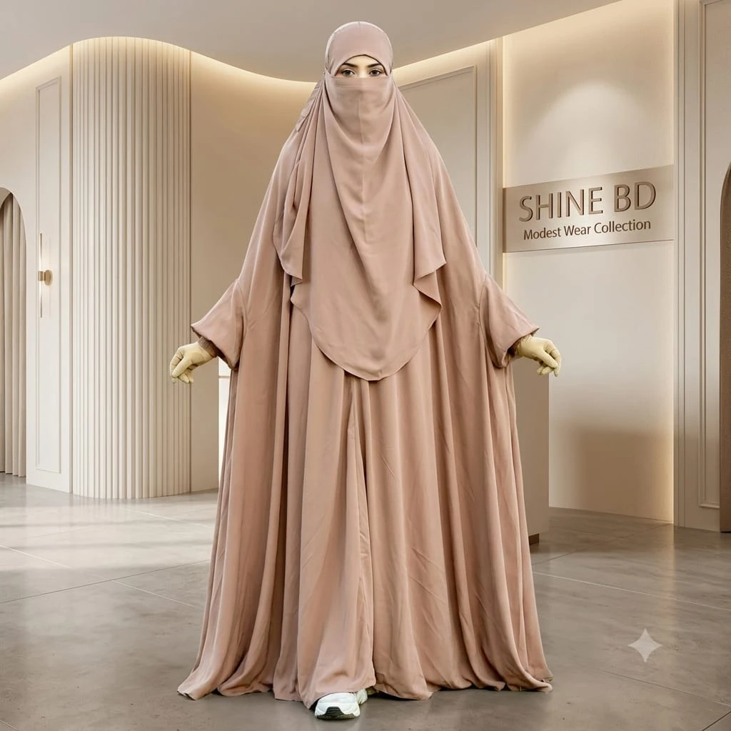 Floor Touch Long Abaya-ফ্লোর টাচ লং আবায়া