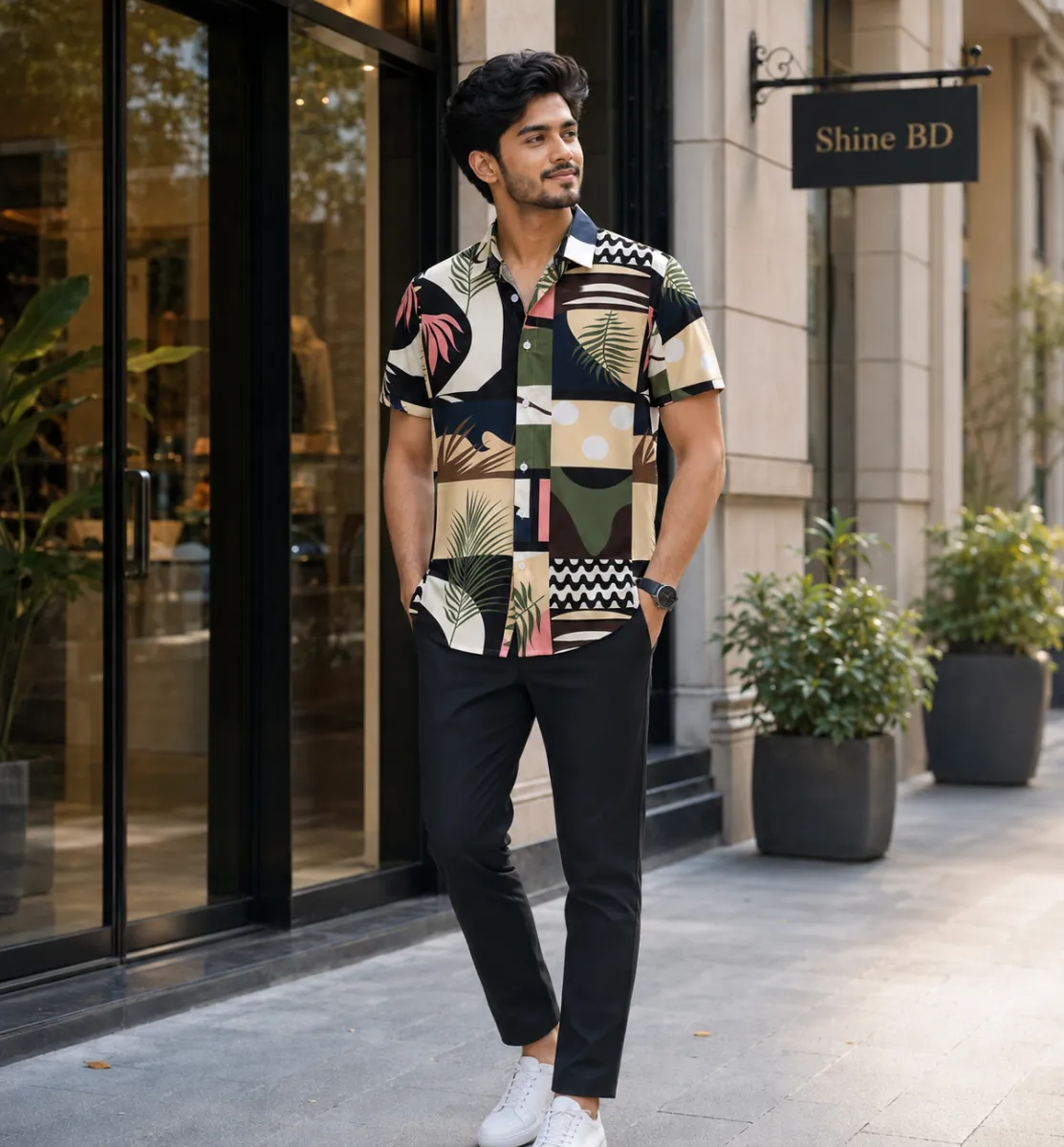 Stylish Half Sleeve Shirt