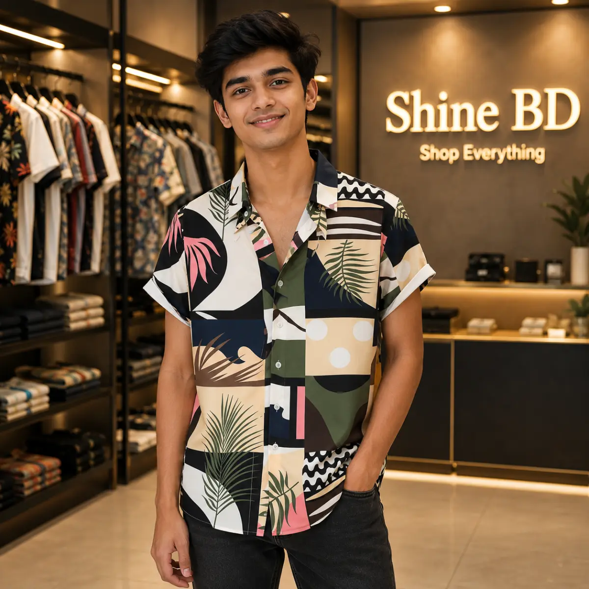 Stylish Half Sleeve Shirt