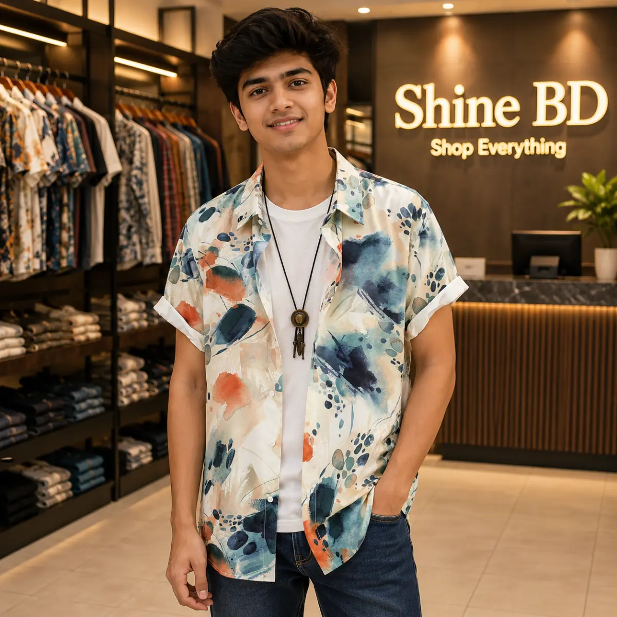 Casual half sleeve shirt