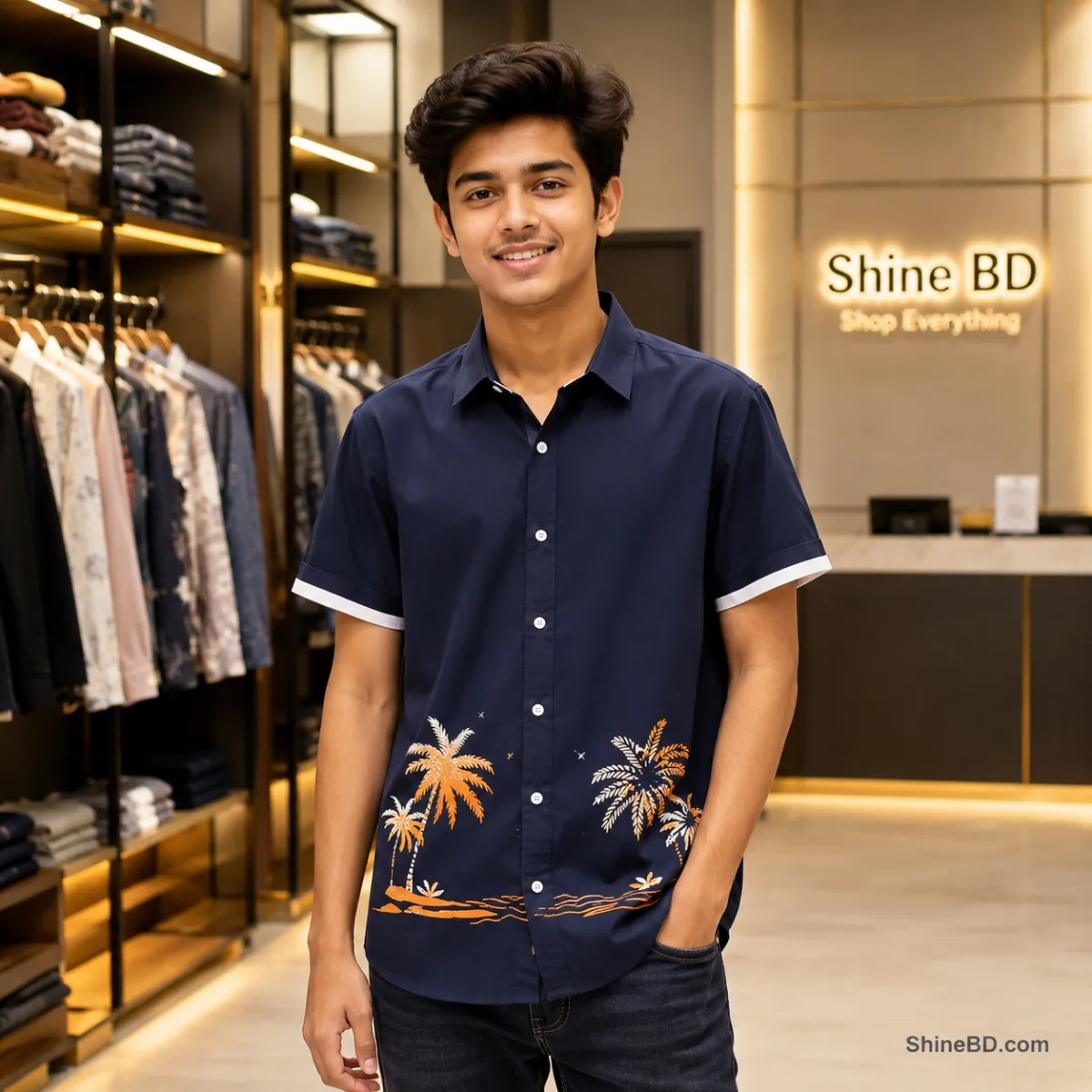 Casual half sleeve shirt