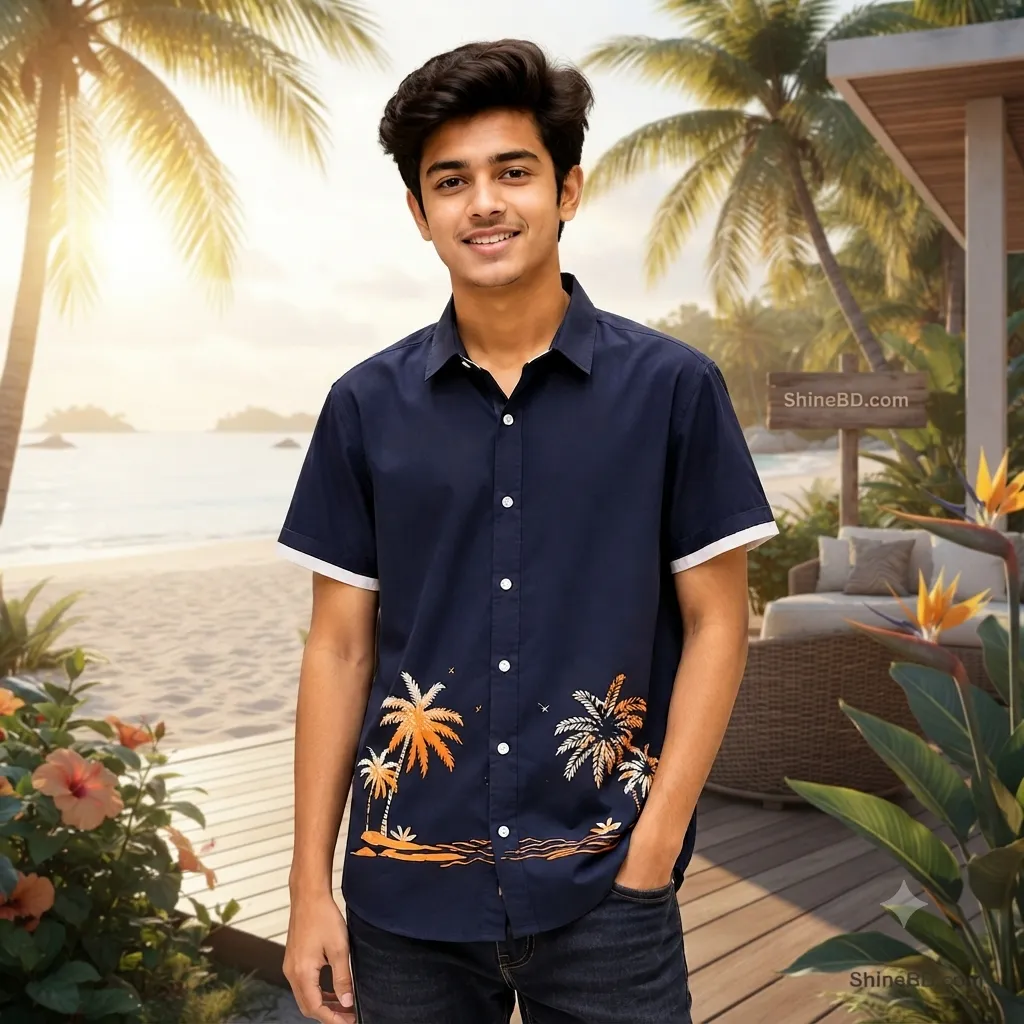 Casual half sleeve shirt