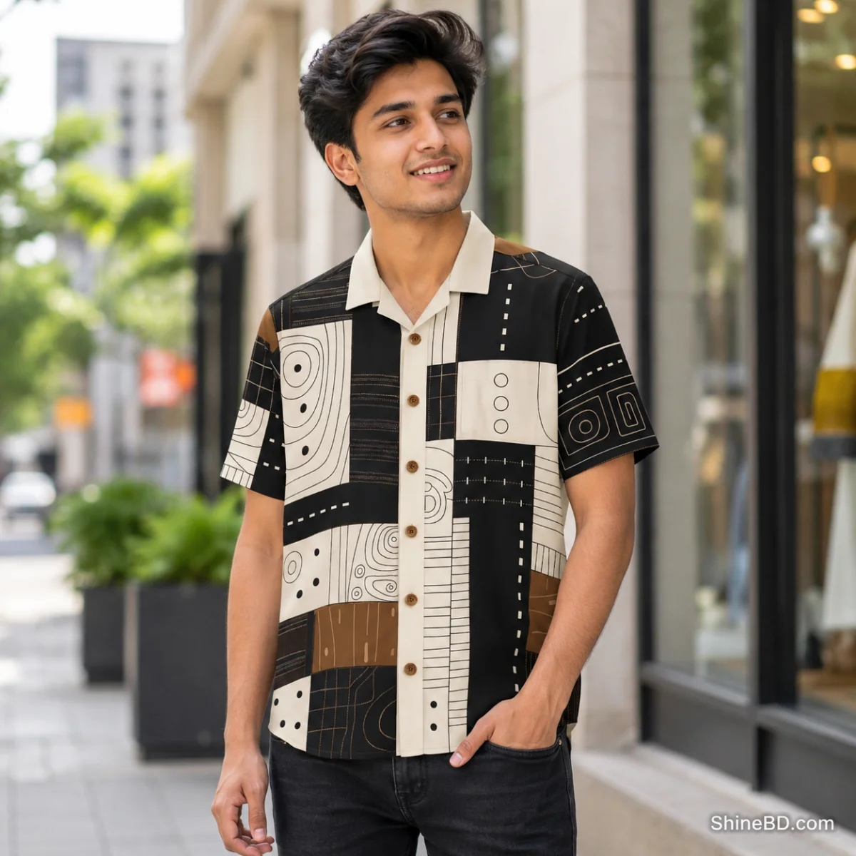Casual half sleeve shirt