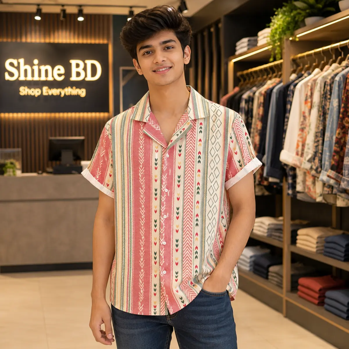 Casual half sleeve shirt