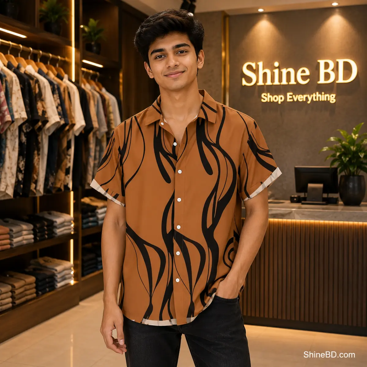 Casual half sleeve shirt