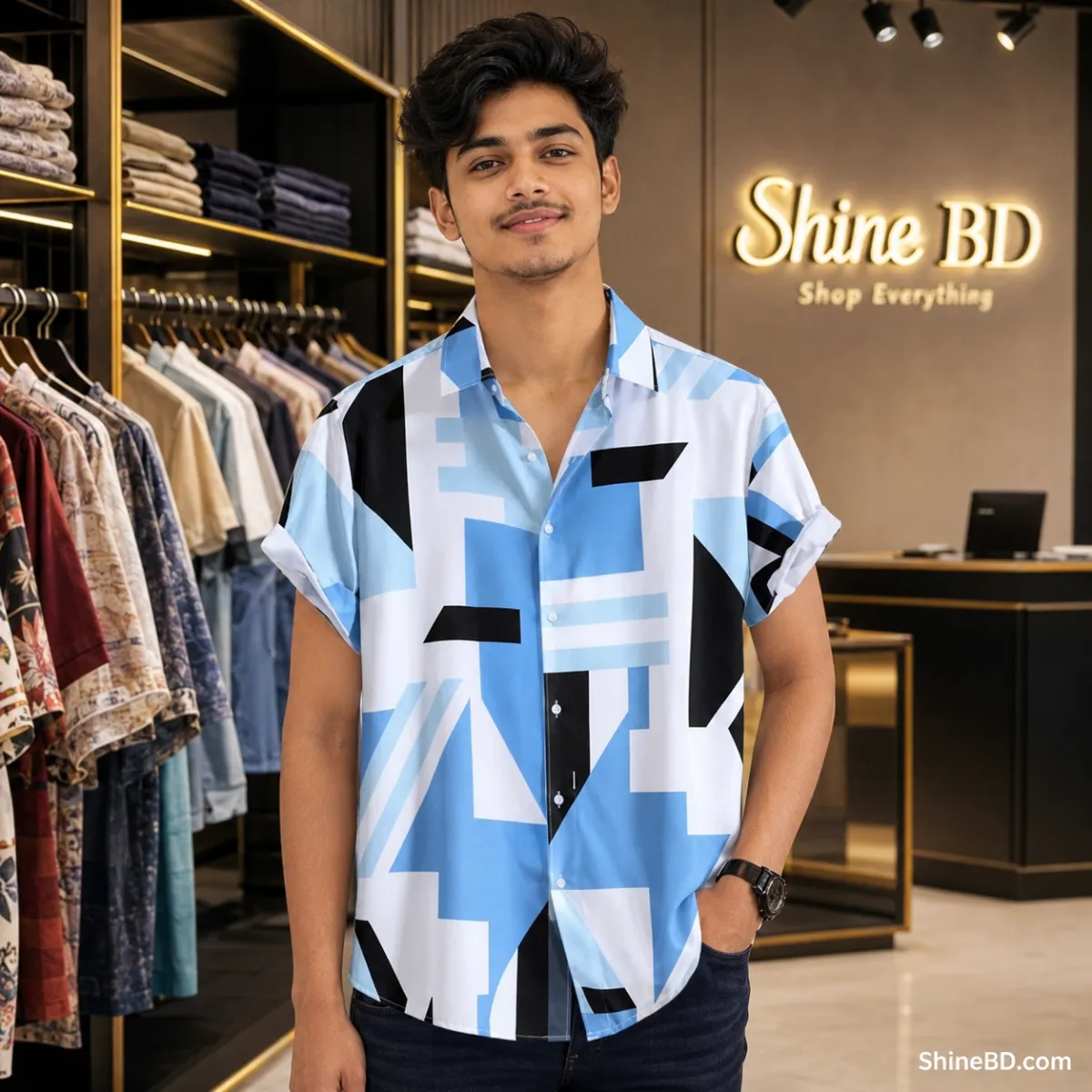 Casual half sleeve shirt