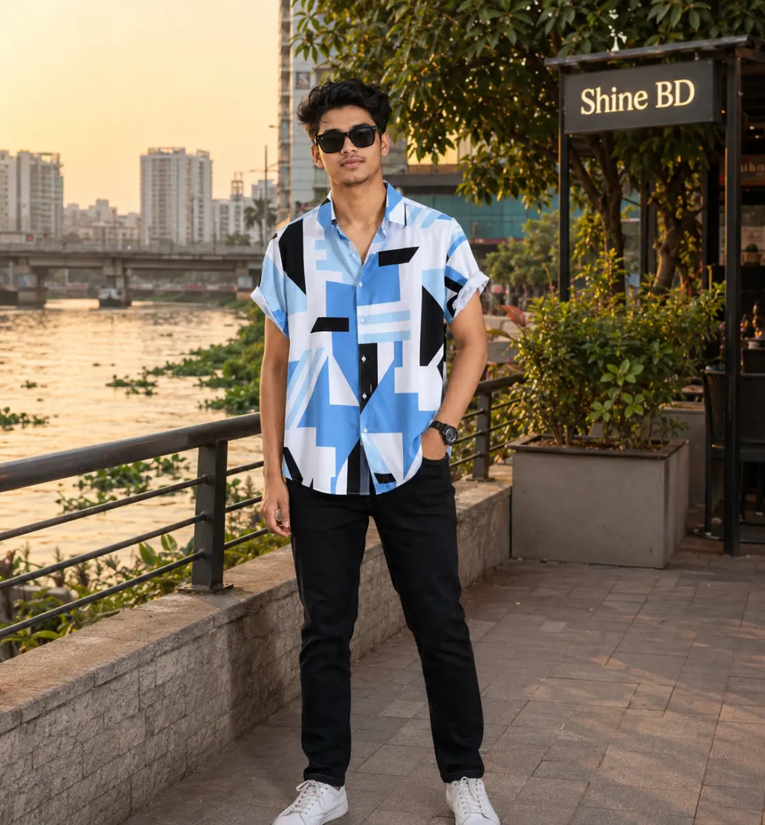Casual half sleeve shirt