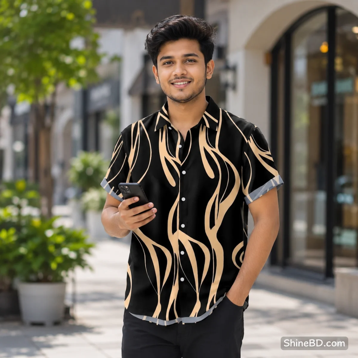Casual half sleeve shirt