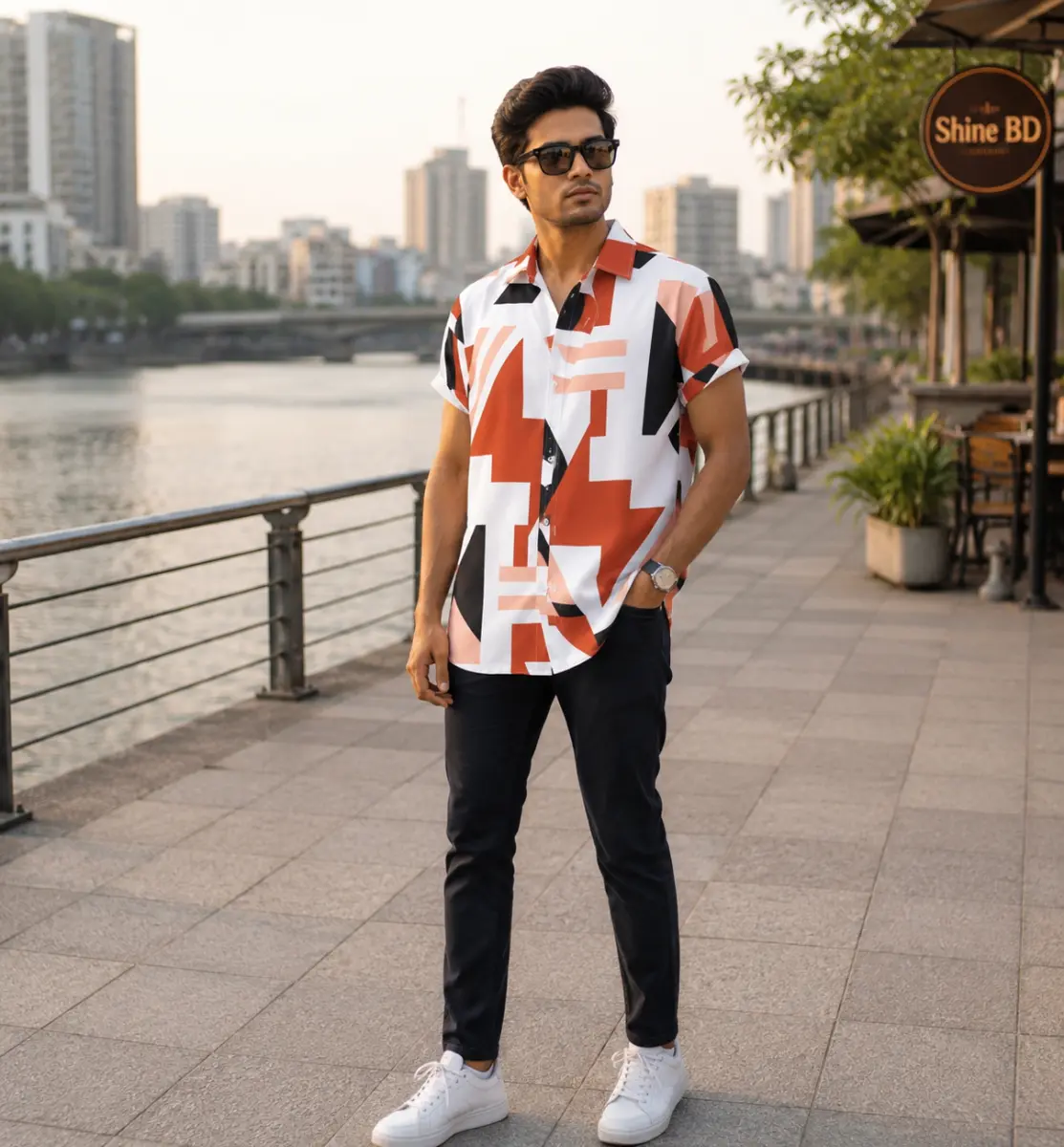 Casual half sleeve shirt