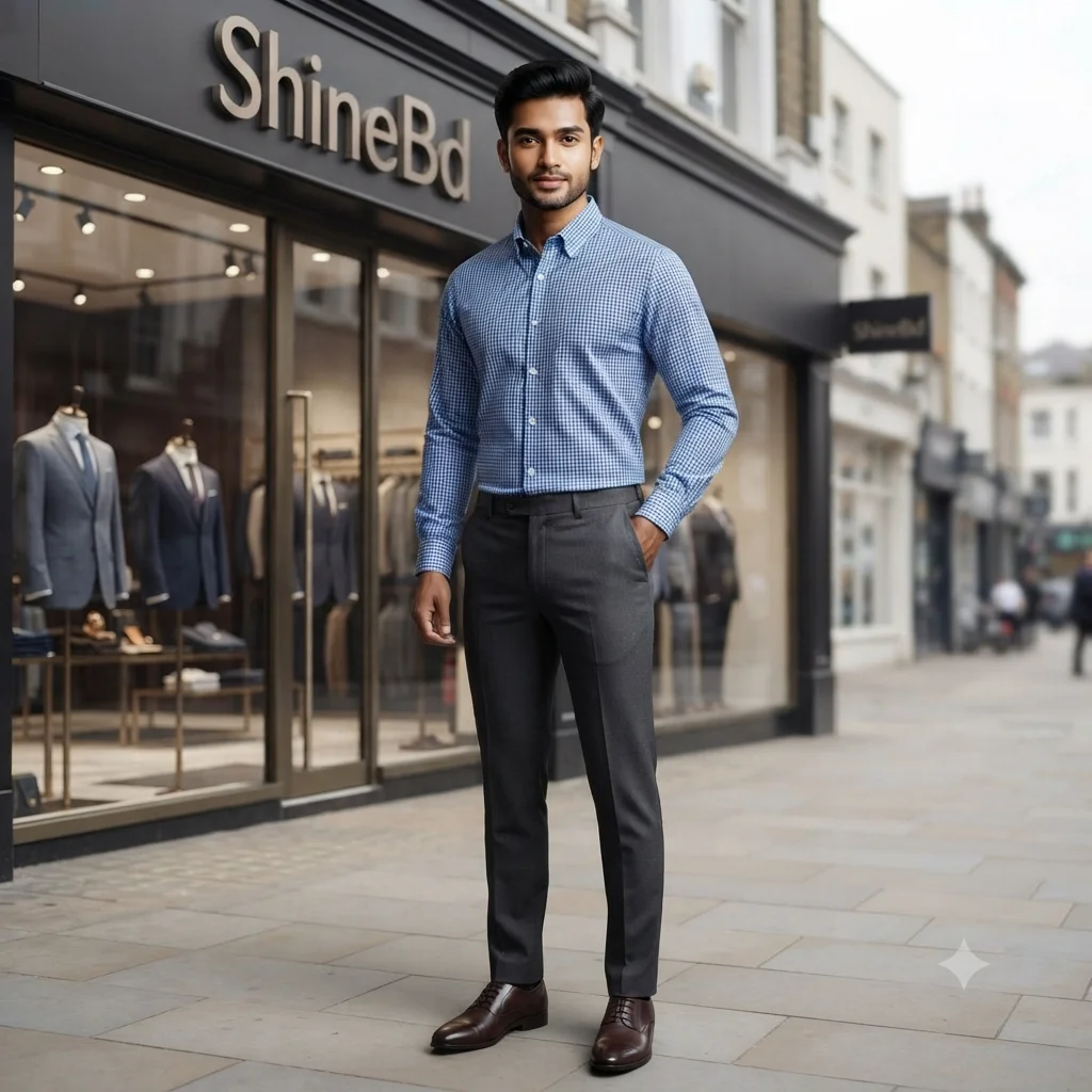 Premium full sleeve check shirt