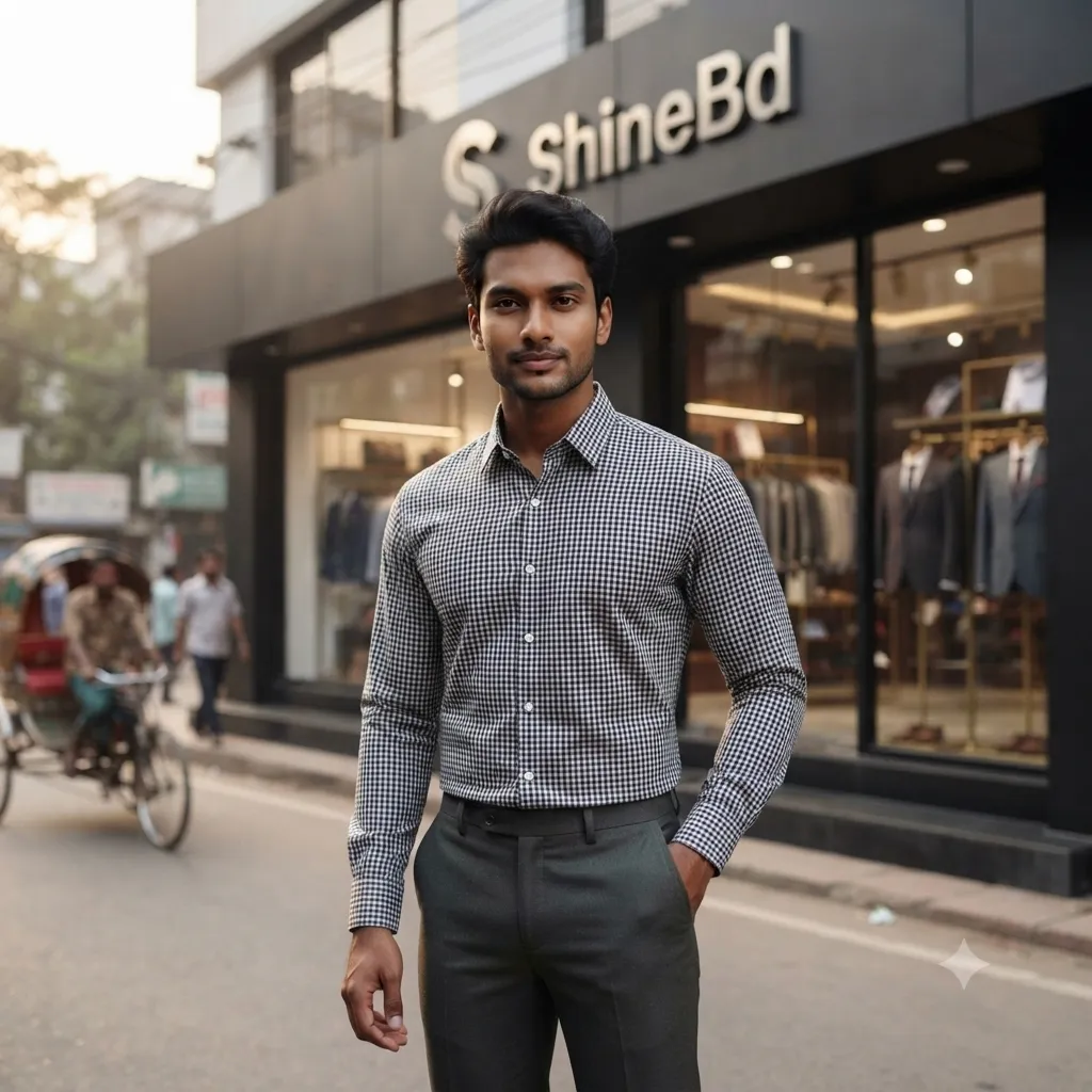 Premium full sleeve check shirt