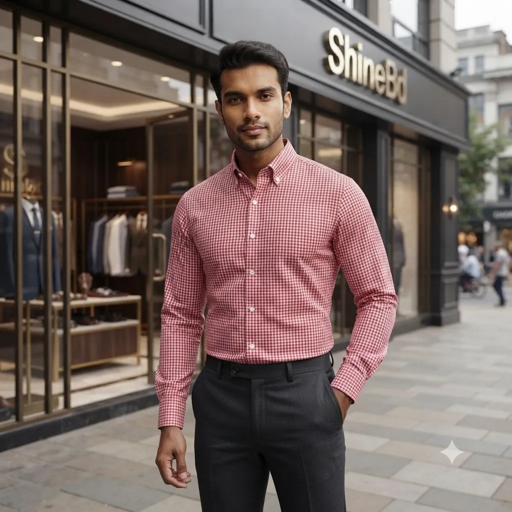 Premium full sleeve check shirt