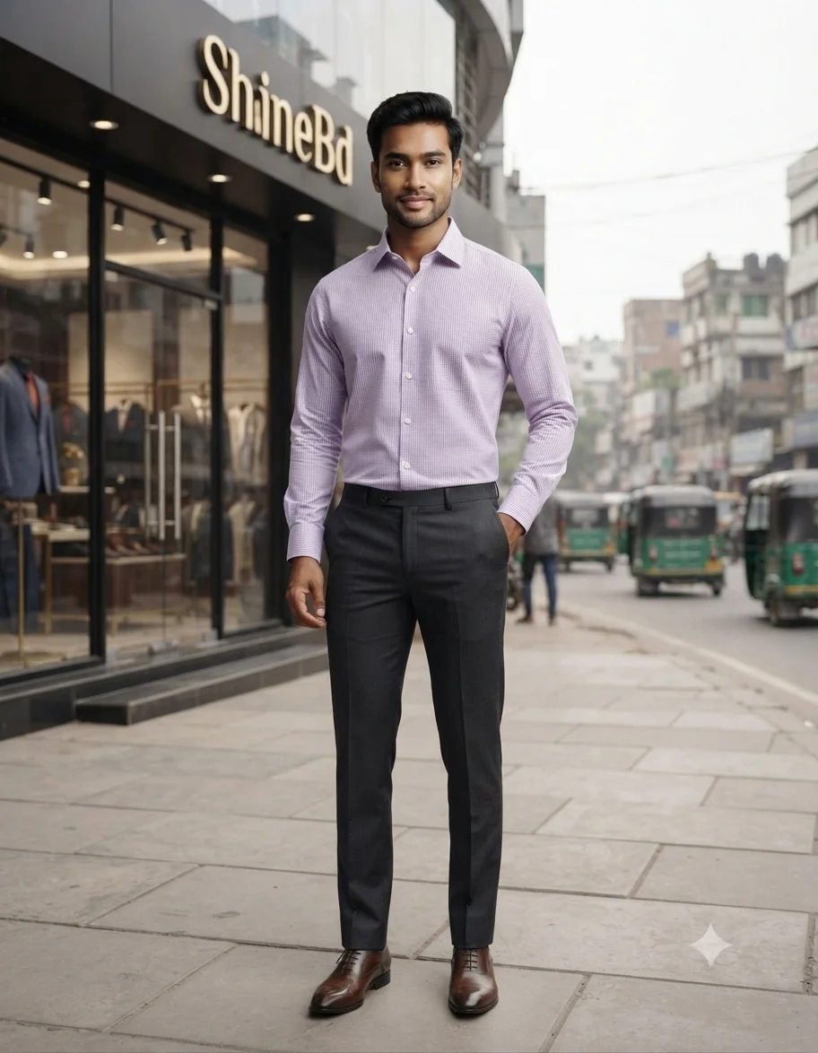 Premium full sleeve check shirt