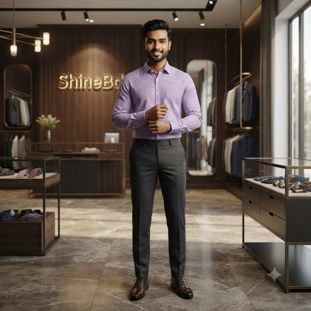 Premium full sleeve check shirt