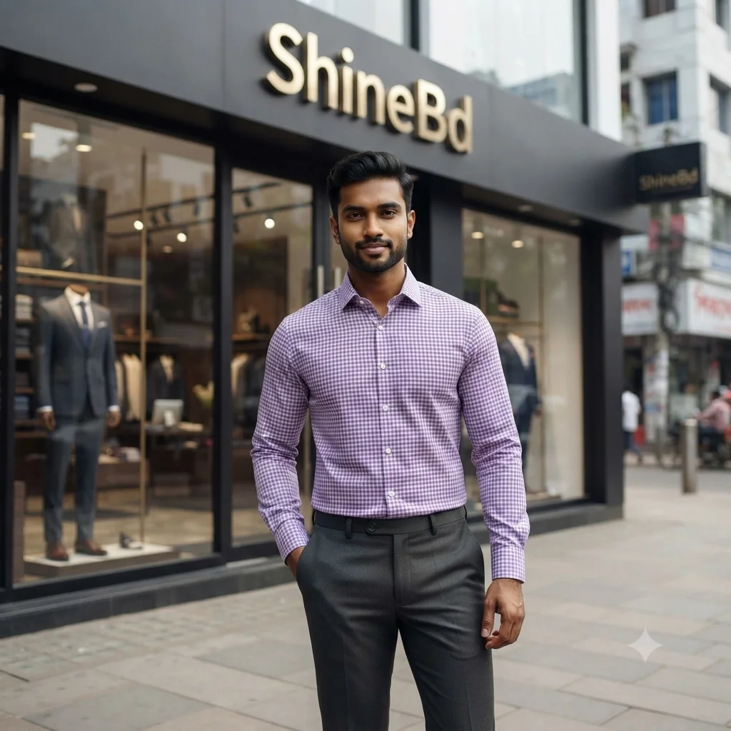 Premium full sleeve check shirt