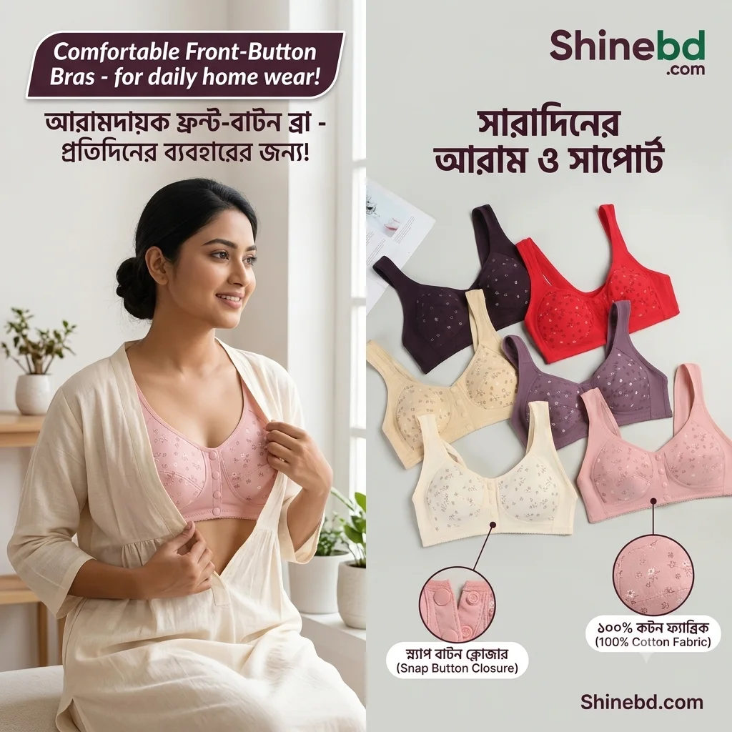 Imported Maternity Bra for Newborn Baby Feeding Cotton Bra