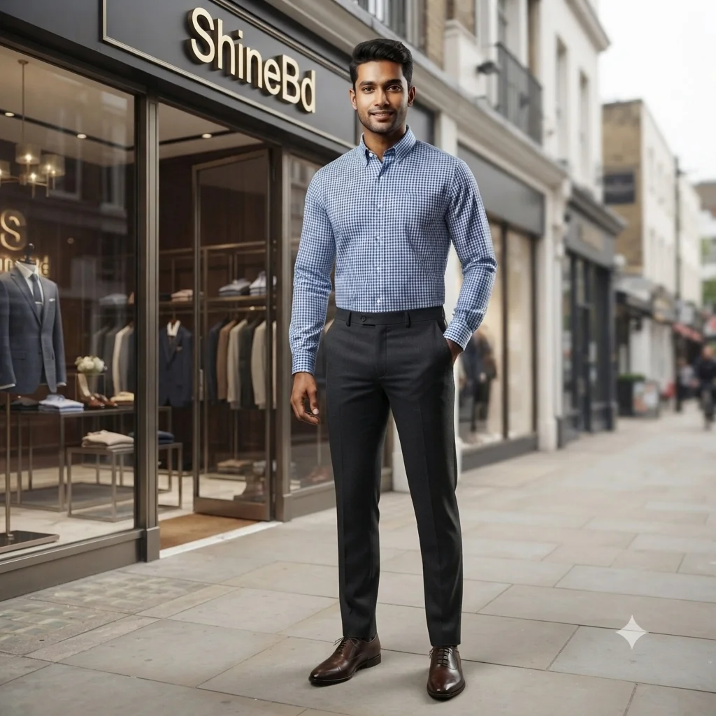 Premium full sleeve check shirt
